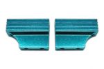 02128B Small block Engine Mount, Blue Aluminum